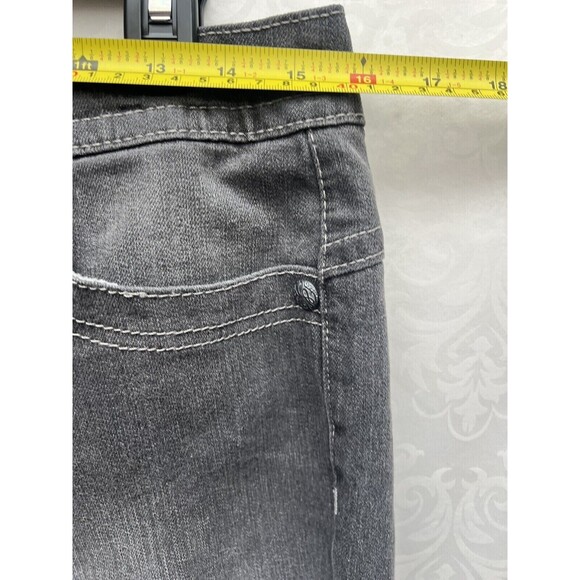 Style & Co Jeans Womens 10 Gray Barely Bootcut Tummy Control Jeweled Pockets - Picture 9 of 15
